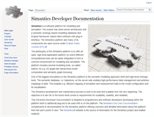 Tablet Screenshot of dev.simantics.org